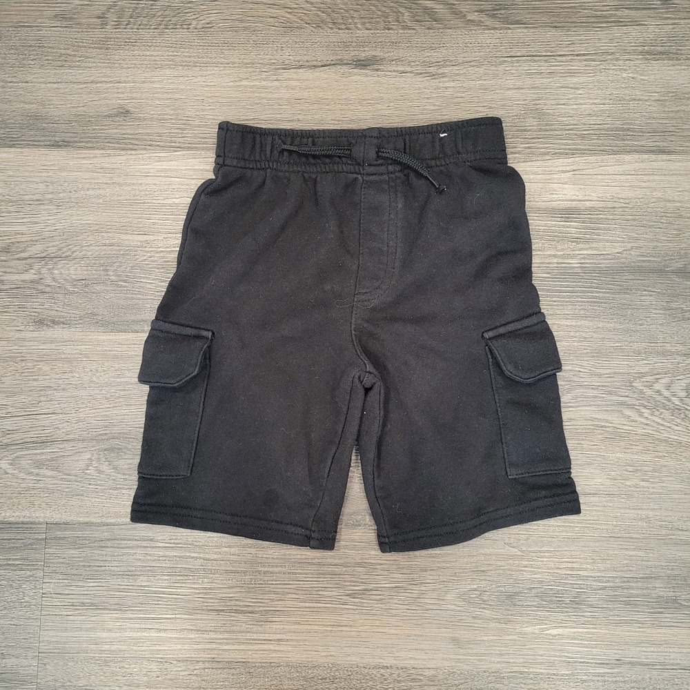 Garanimals Black Cargo‎ Shorts Casual Activewear Cotton Blend Size 5T